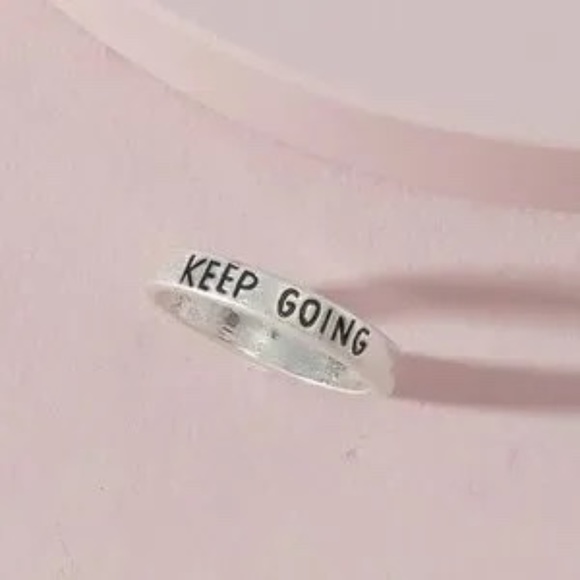 Silver Keep Going Ring - Picture 2 of 2